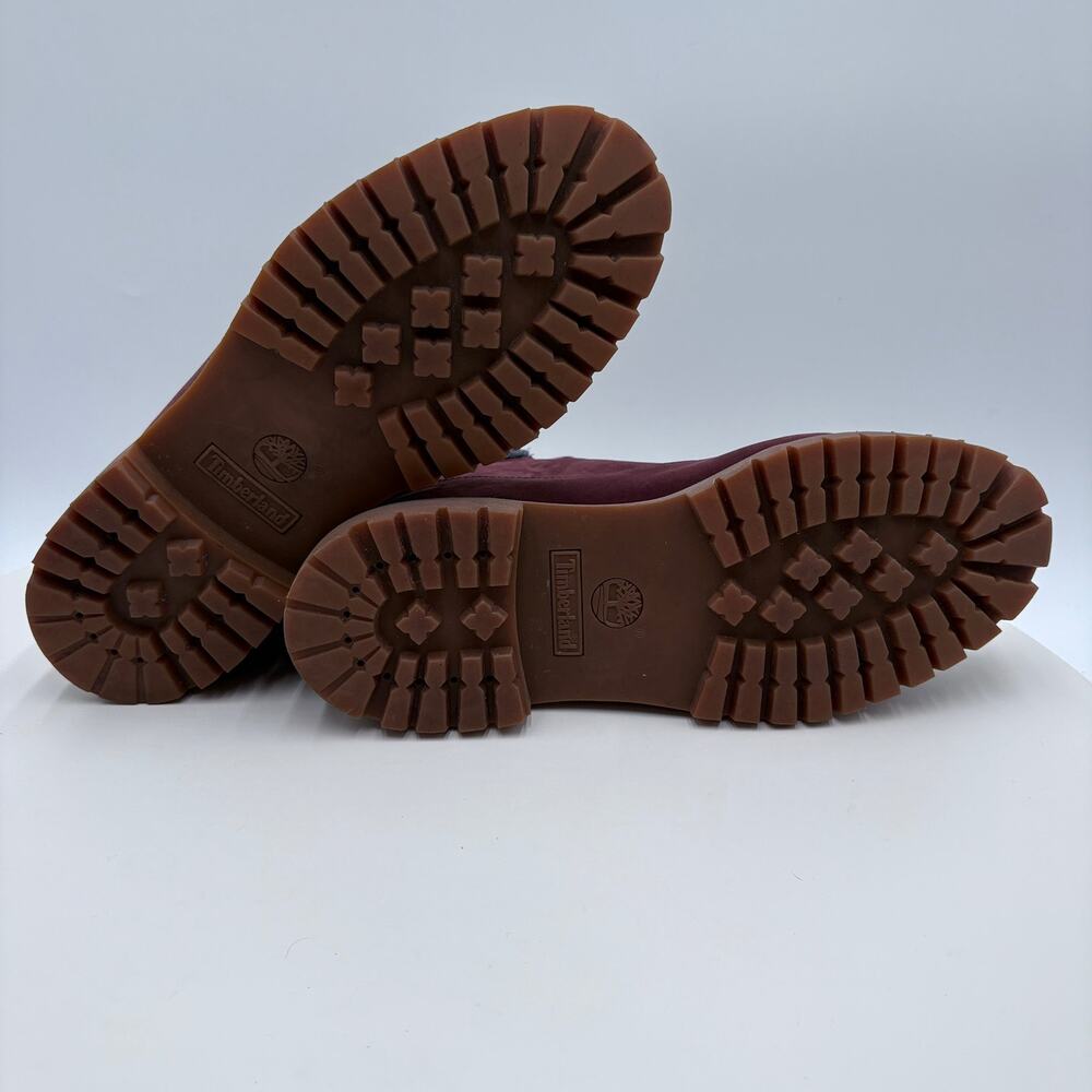 Timberland Men's burgundy boots - Picture 6 of 7